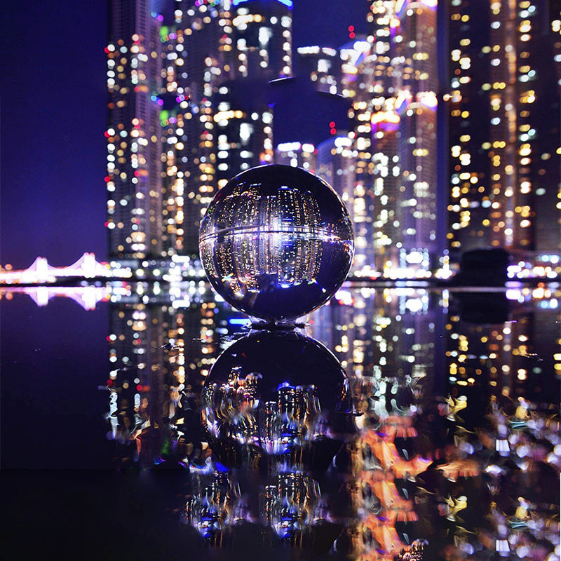 K9 Transparent Crystal Ball Creative Photography Magic Show Lucky Glass Fengshui Furnishings