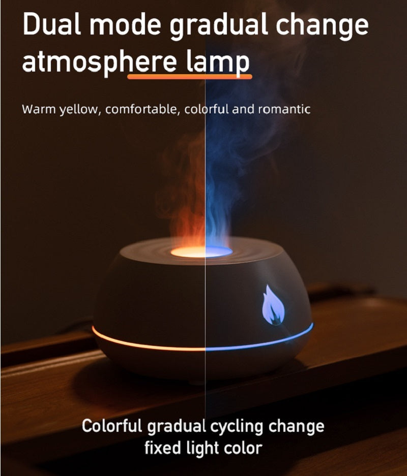 130ml Aroma Diffuser Air Humidifier Ultrasonic Mist Maker Fogger Home Decor Colorful Night Light Oil Essential Diffuser Air Fresher