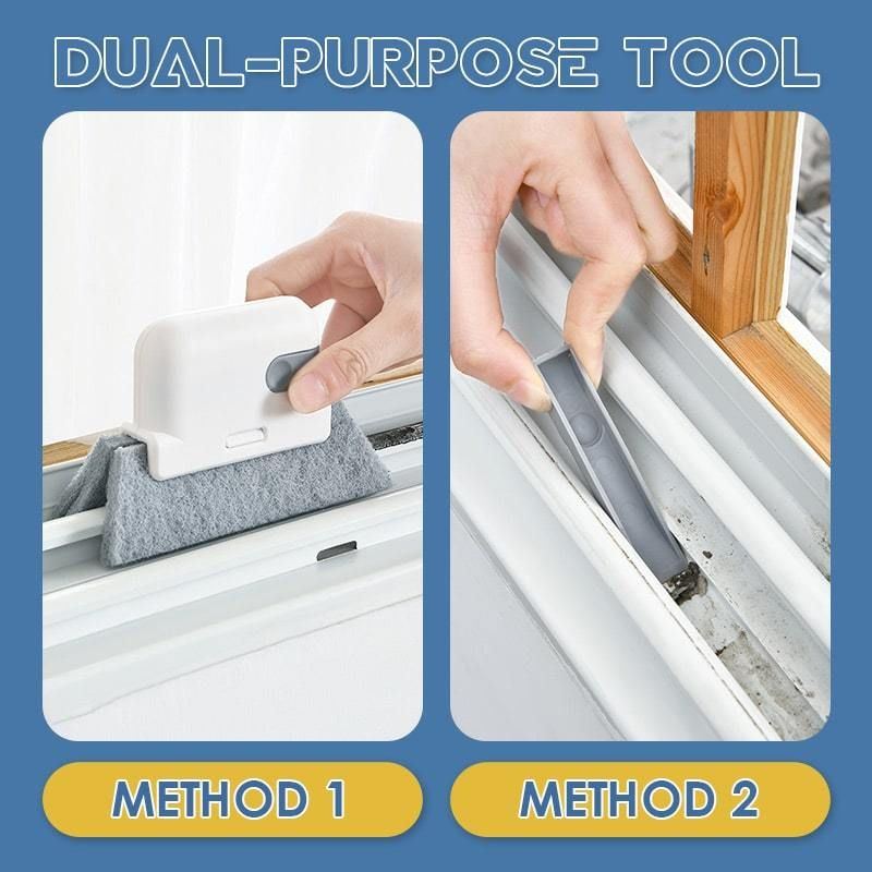 Window Groove Cleaning Tool Creative Window Groove Cleaning Cloth Window Cleaning Brush Windows Slot Cleaner Brush Groove Brush