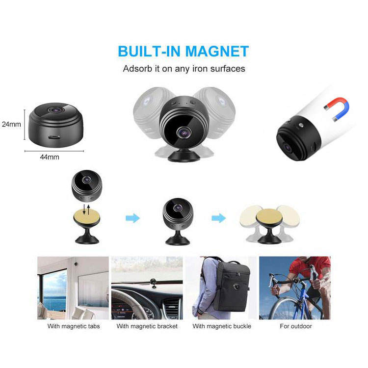 1080P Wireless Network WIFI HD Home Mobile Phone Camera Indoor Remote Video Night Vision HD Surveillance Camera