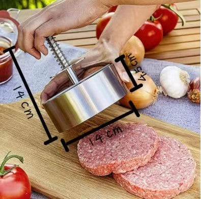 304 Stainless Steel Meat Pie Mold Burger Press Meat Pie Mold Kitchen Handy Tool