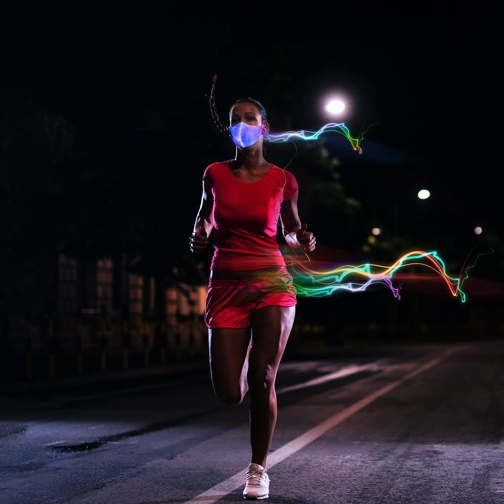 Costume -3D LED Mask 7 Colors Luminous